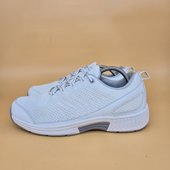 Orthofeet Coral Women's Orthopedic White Knit Shoes Size 11 Wide - Picture 1 of 8